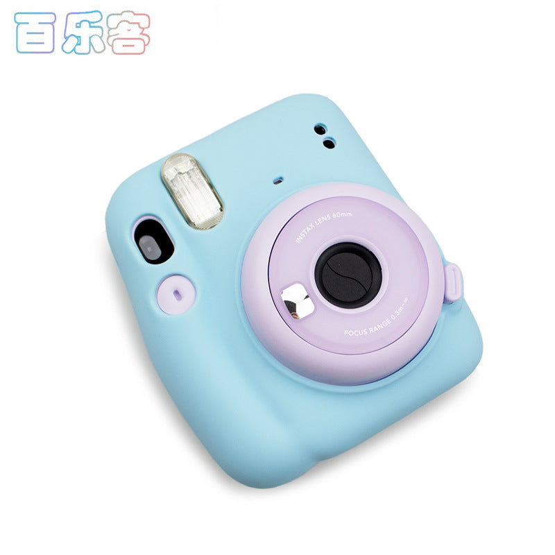 Polaroid Instaxmini Series Universal Camera Case, One Camera and One Lens, Silicone Protective Case, Trendy Camera Accessories