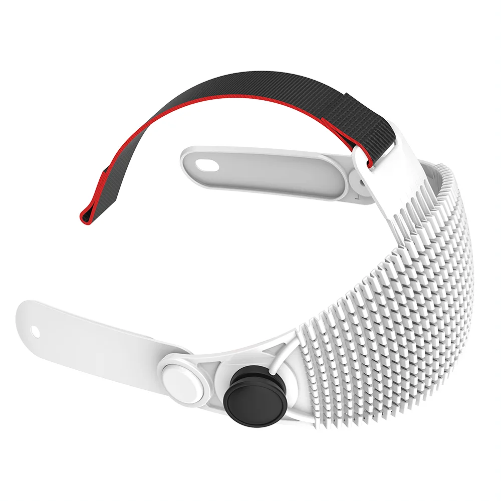 BIANNOEM Adjustable Silicone Head Strap for Meta Quest 3 / Quest 3S Lightweigh New Comfort & Pressure Relief VR Accessory